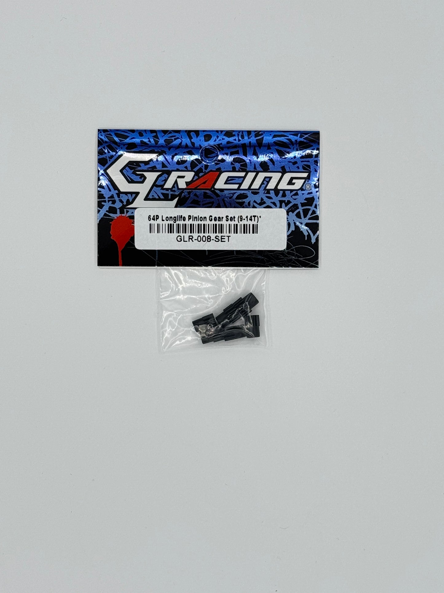 GL Racing 64P Longlife Pinion set 9T-10T-11T-12T-13T-14T (1pc each)* GLR-008-SET