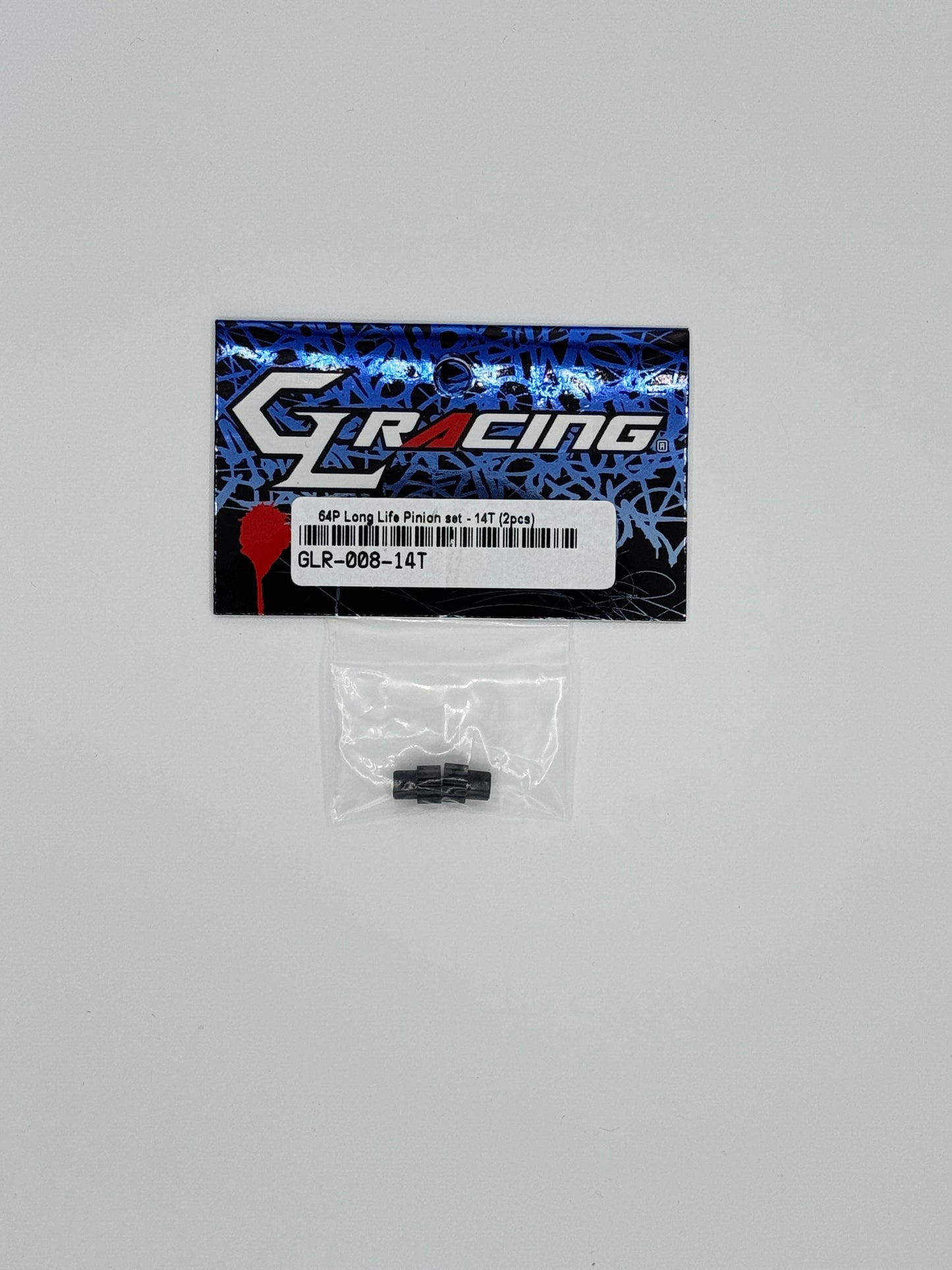 GL Racing 64P Longlife Pinion set 14T (2pcs)* GLR-008-14T