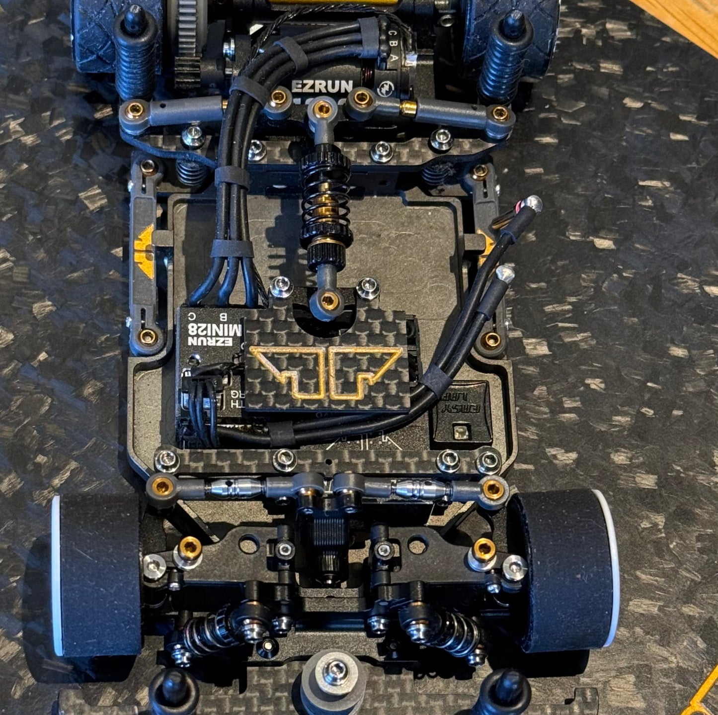 Carbon Top Deck for the Reflex RX28SE (small size)