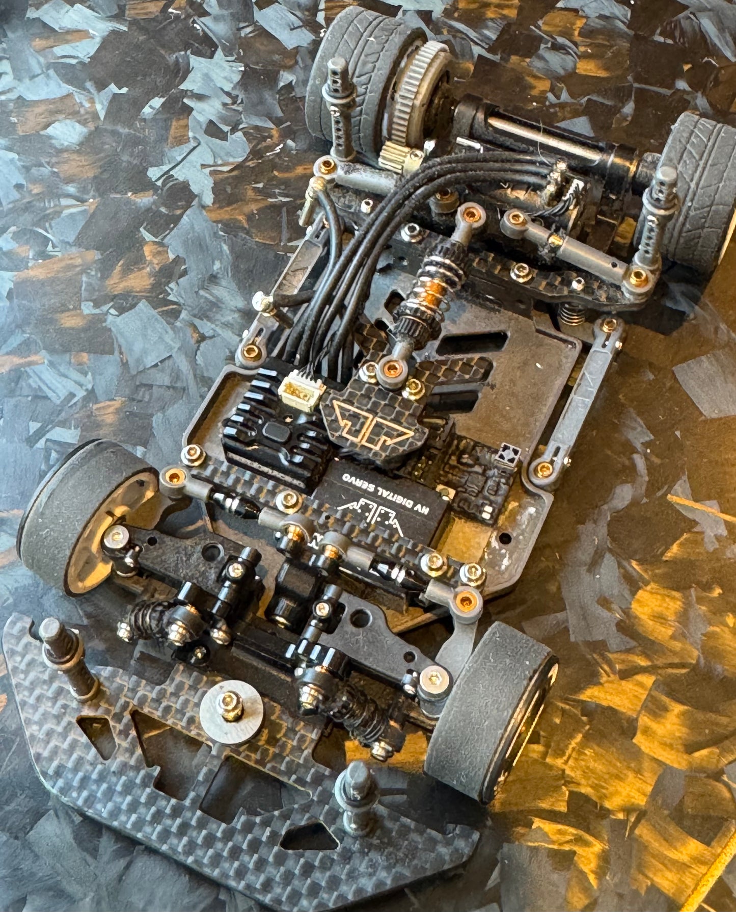 Bomb Racing Carbon Battery Holder for the Reflex RX28 G3