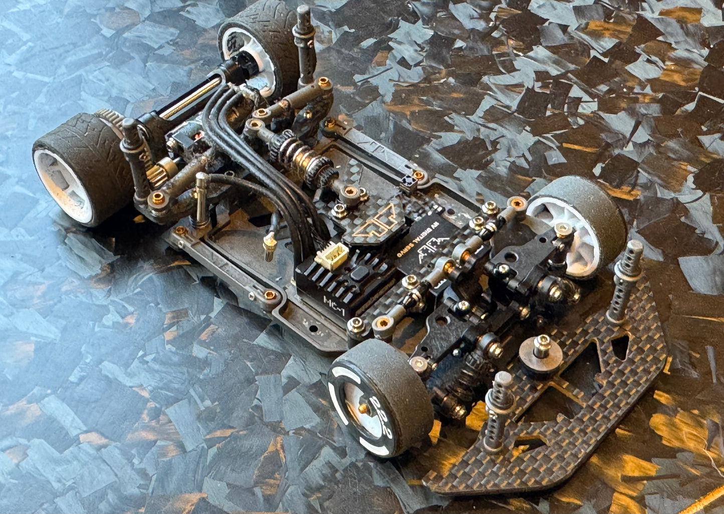 Bomb Racing Carbon Battery Holder for the Reflex RX28 G3