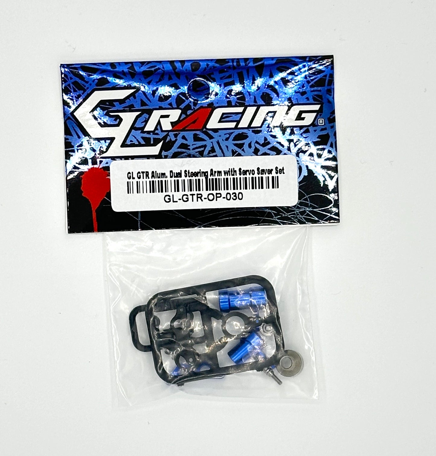 GL GTR Alum. Dual Steering Arm with Servo Saver set GL-GTR-OP-030