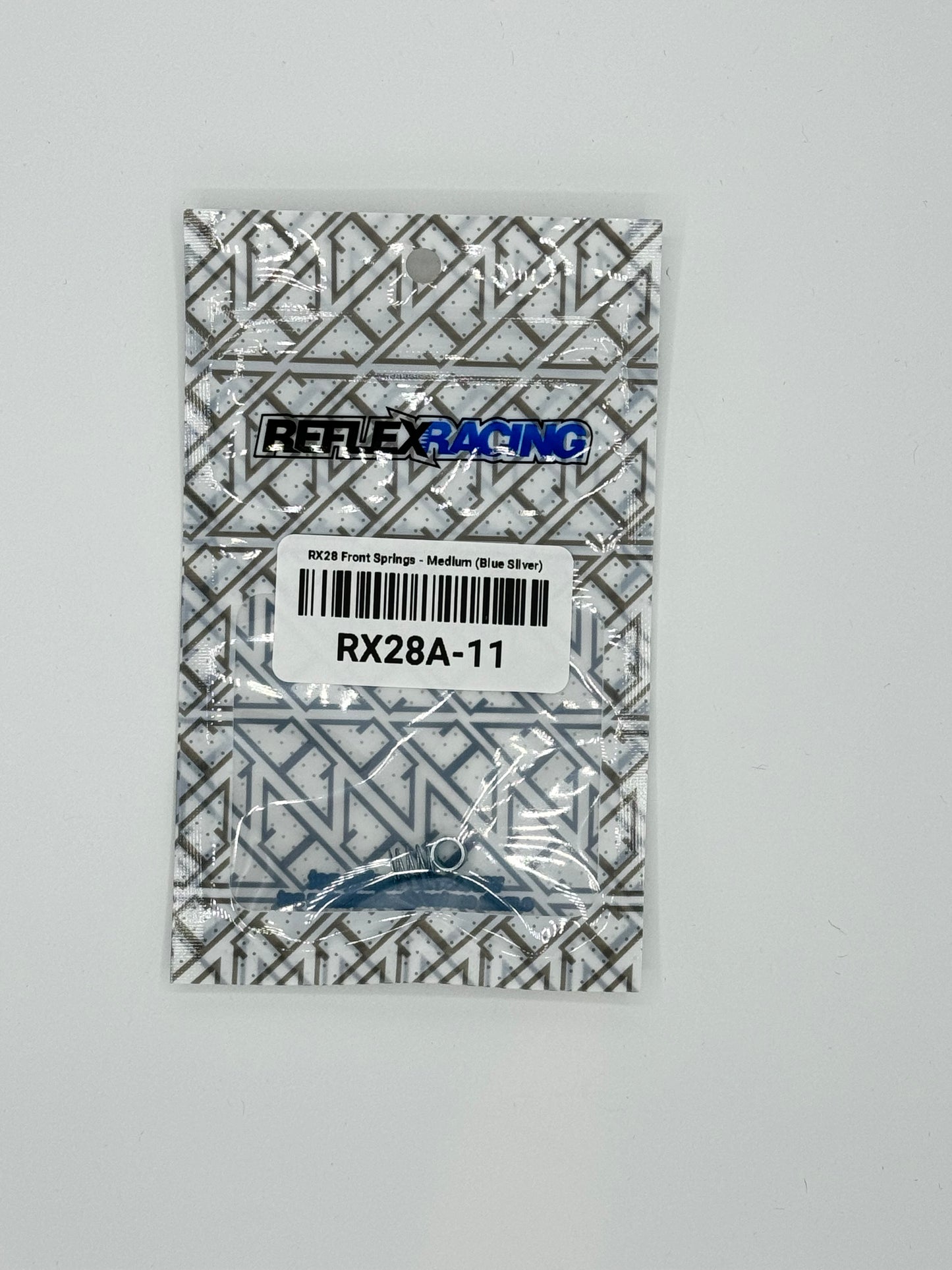 REFLEX RACING RX28 MEDIUM FRONT SPRINGS (BLUE SILVER) RX28A-11