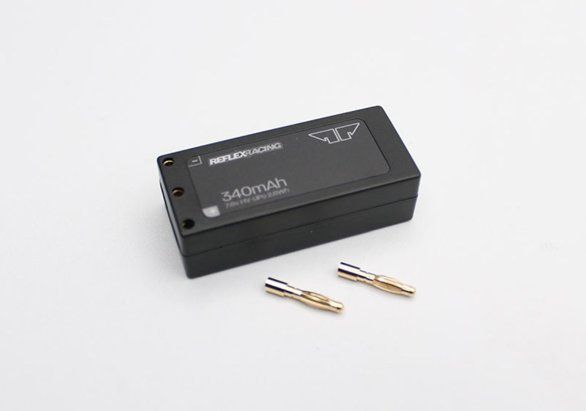 Reflex Racing Hard Case 7.6v LiHV Lipo 340mAh Racing Battery RRE012