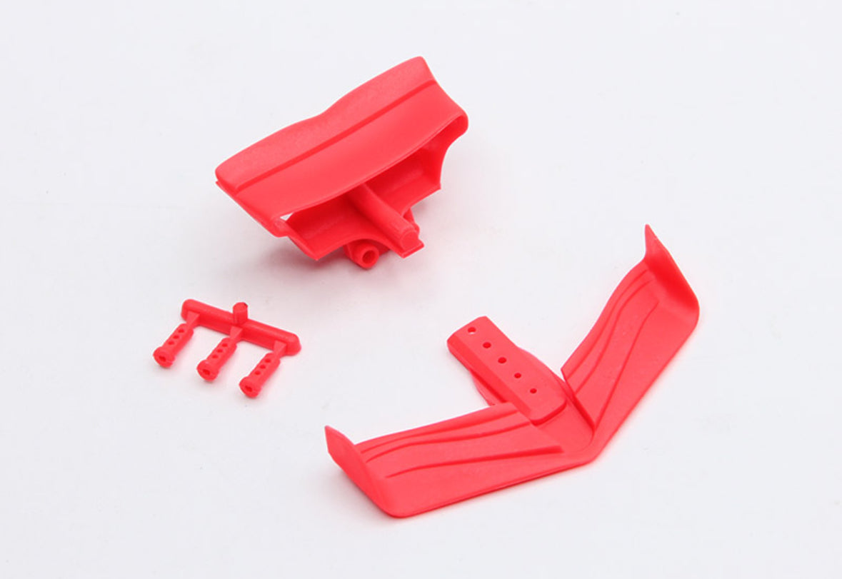Reflex Racing FX28 Wing and Post Set - Red FX28-012-RD