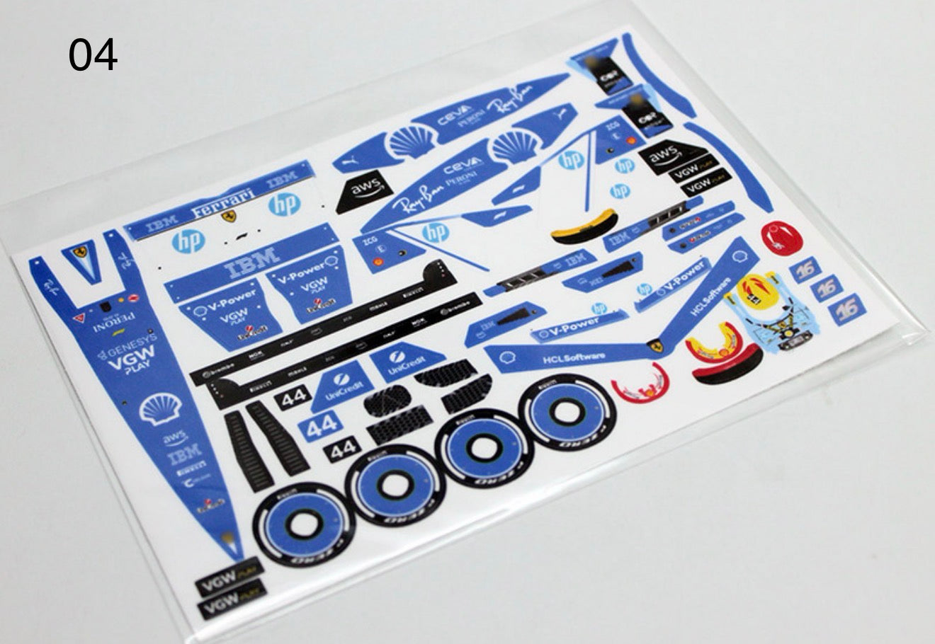 Raceway RC RCR004 FX28 Decal Set - Type BF