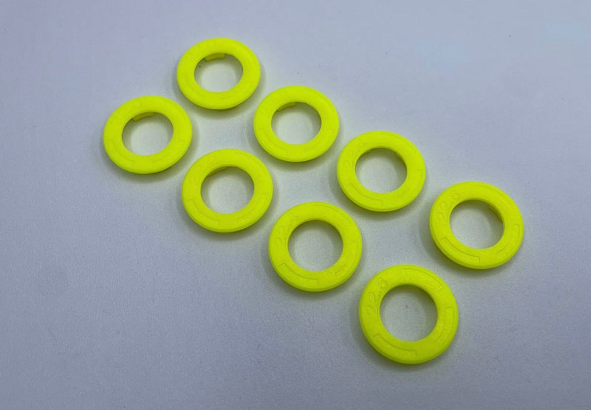 Reflex Racing Speed Dish Side Wall Plate Set (22.40,22.60,22.80,23.00) - Yellow RX608Y