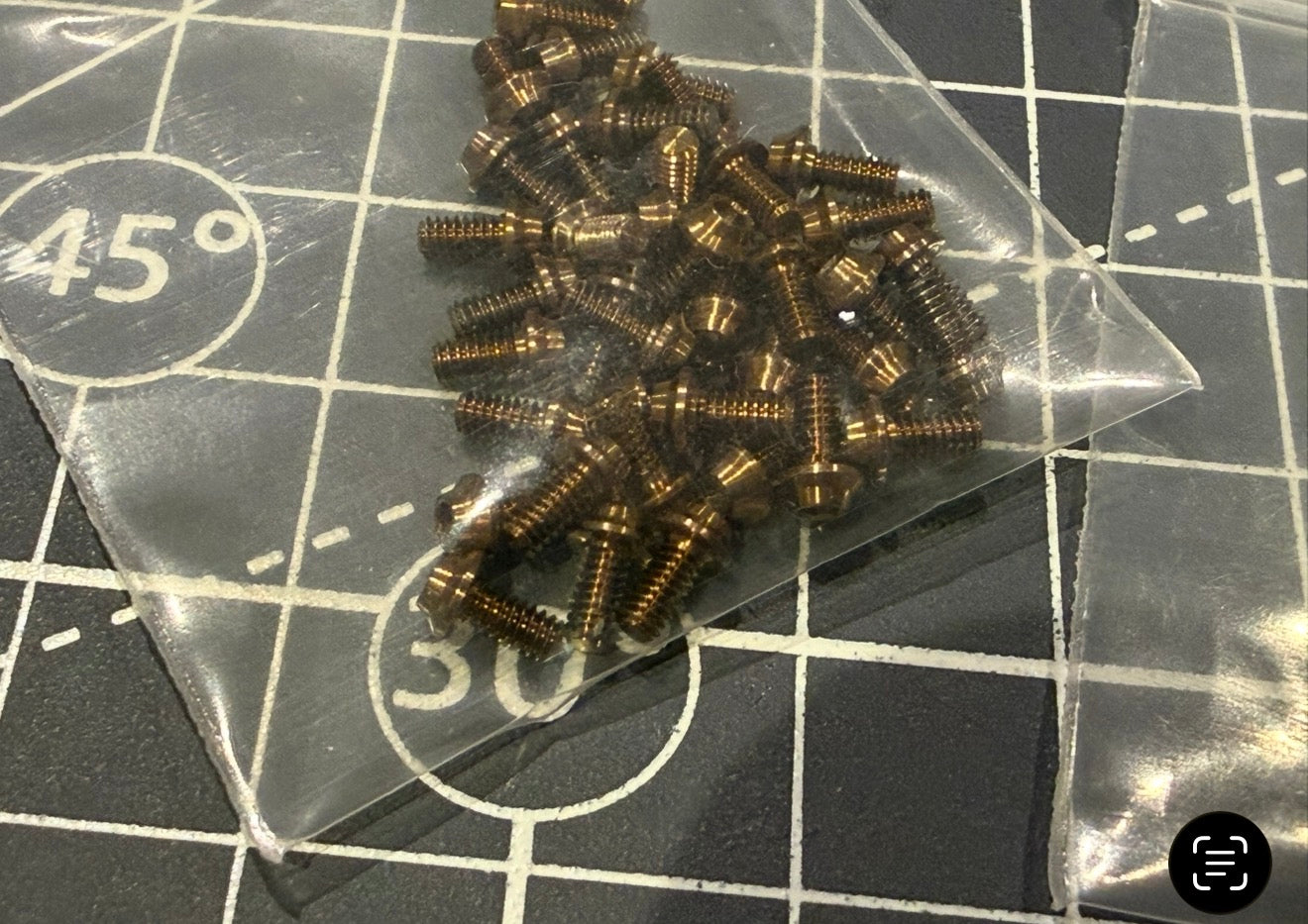 BR M2 x 5mm Bronze Titanium Socket Head Screws For Motor Mounting (2pcs)