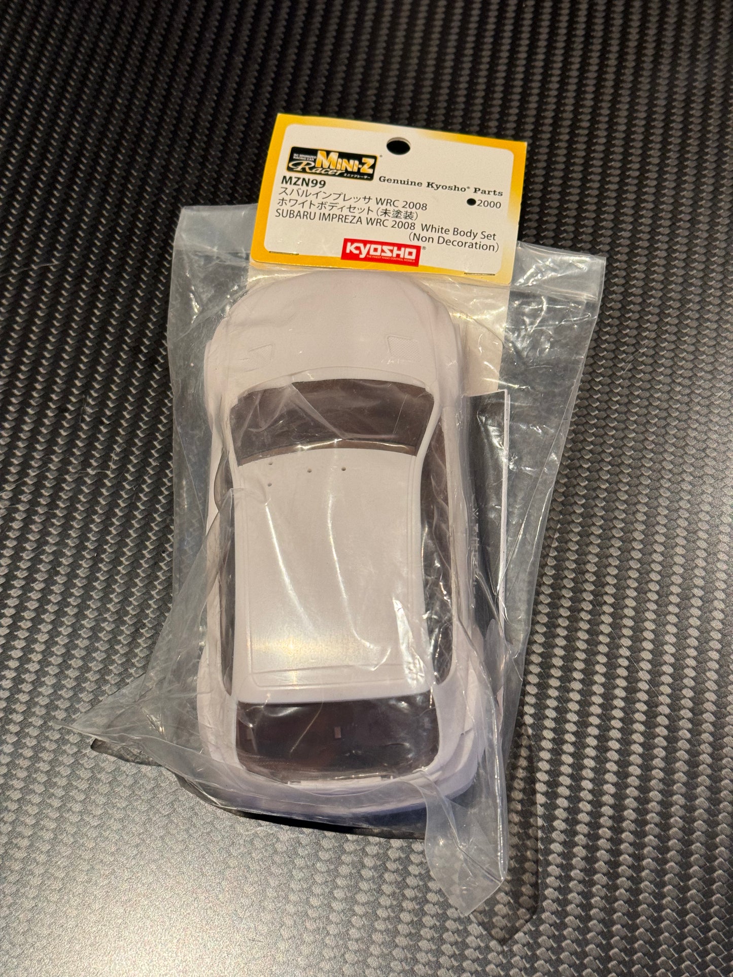 Kyosho MZN99 Subaru Impreza WRC 2008 White Body