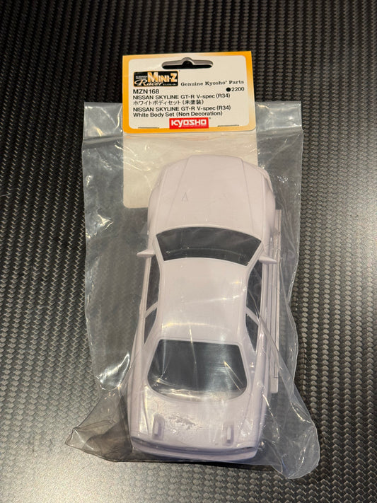 Kyosho MZN168 Nissan Skyline GT-R V-Spec R34 White Body