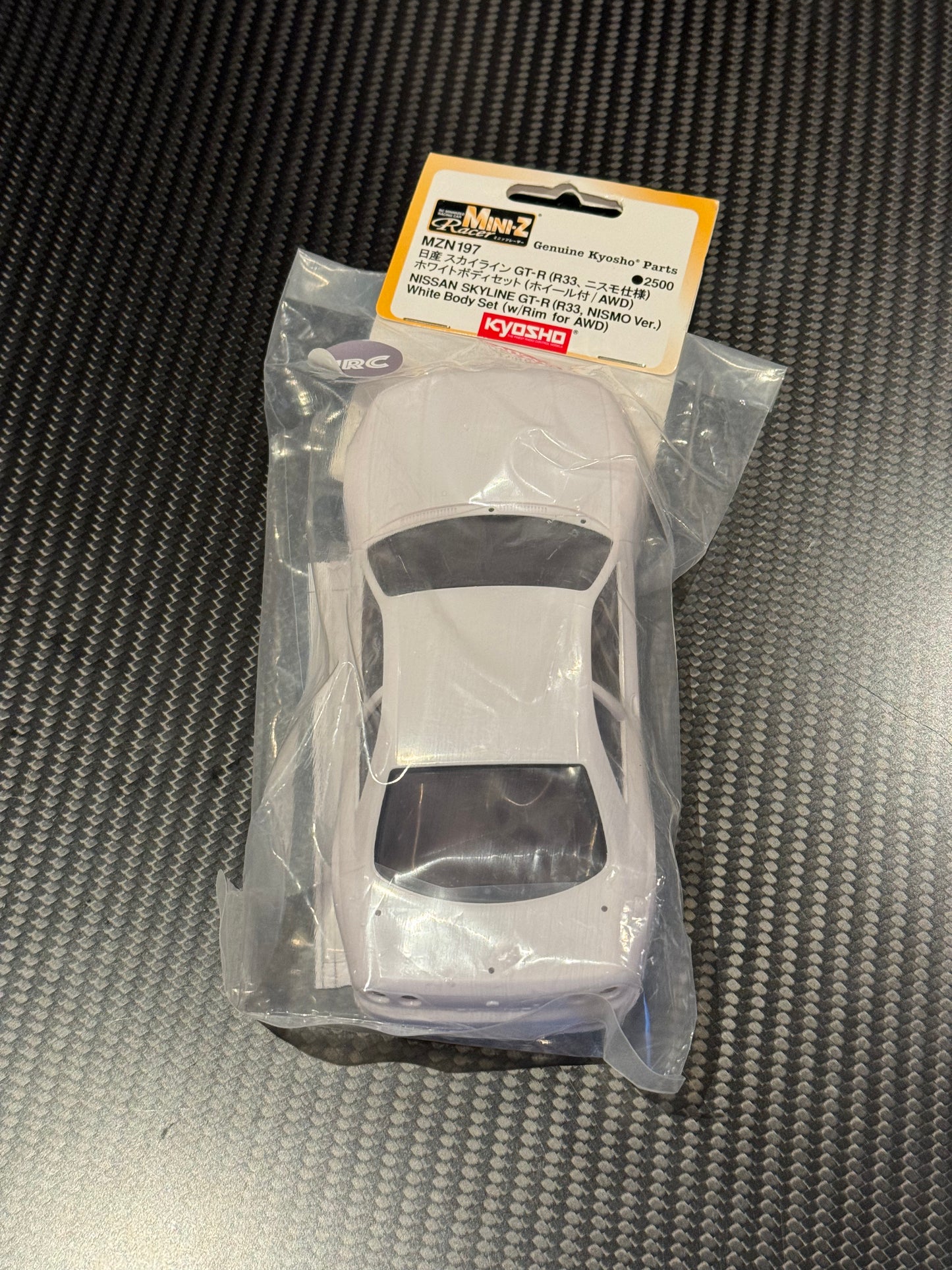 Kyosho MZN197 Nissan Skyline GT-R R33 Nismo White Body