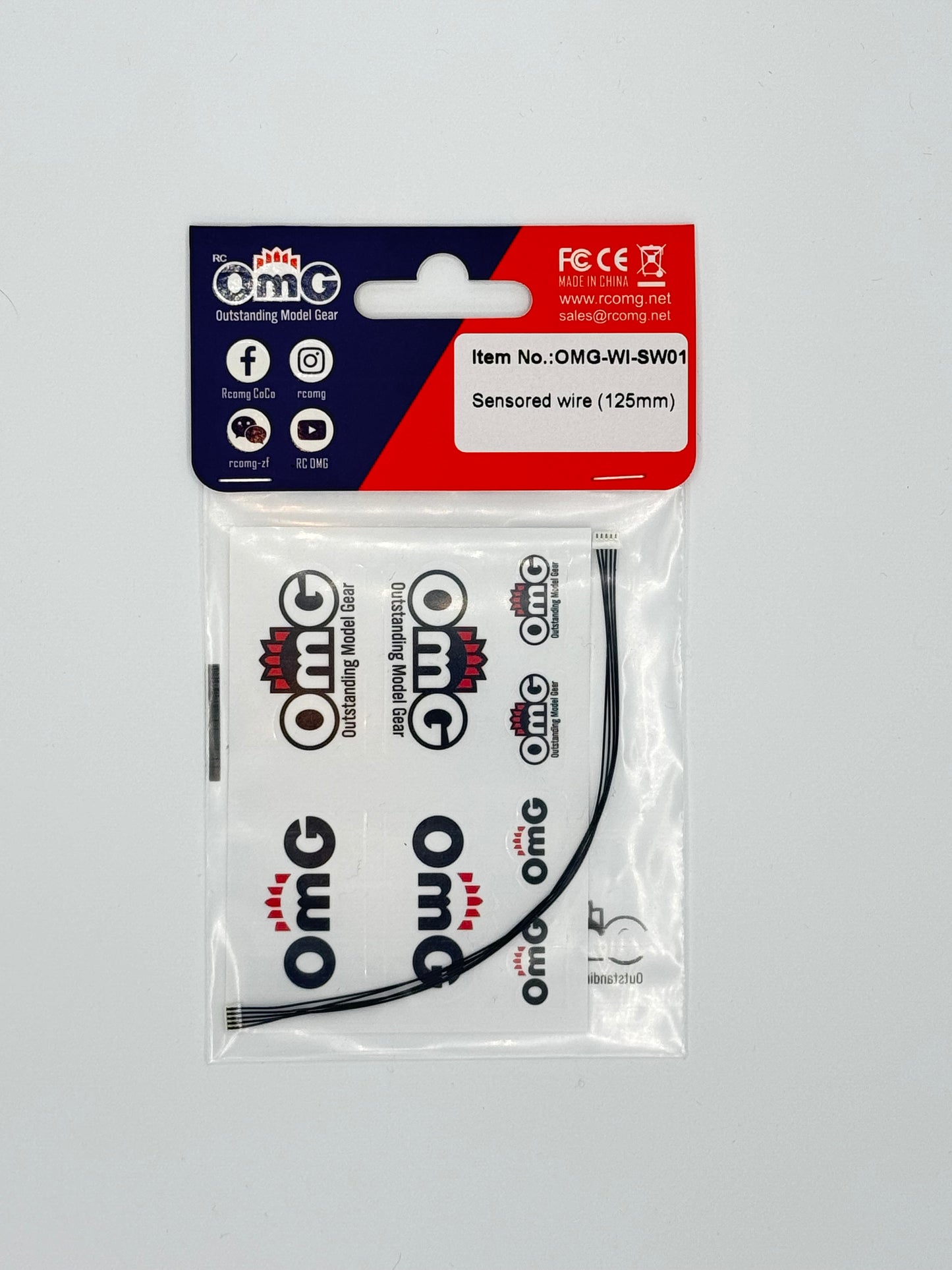 OMG sensored motor wire long 125mm OMG-WI-SW01