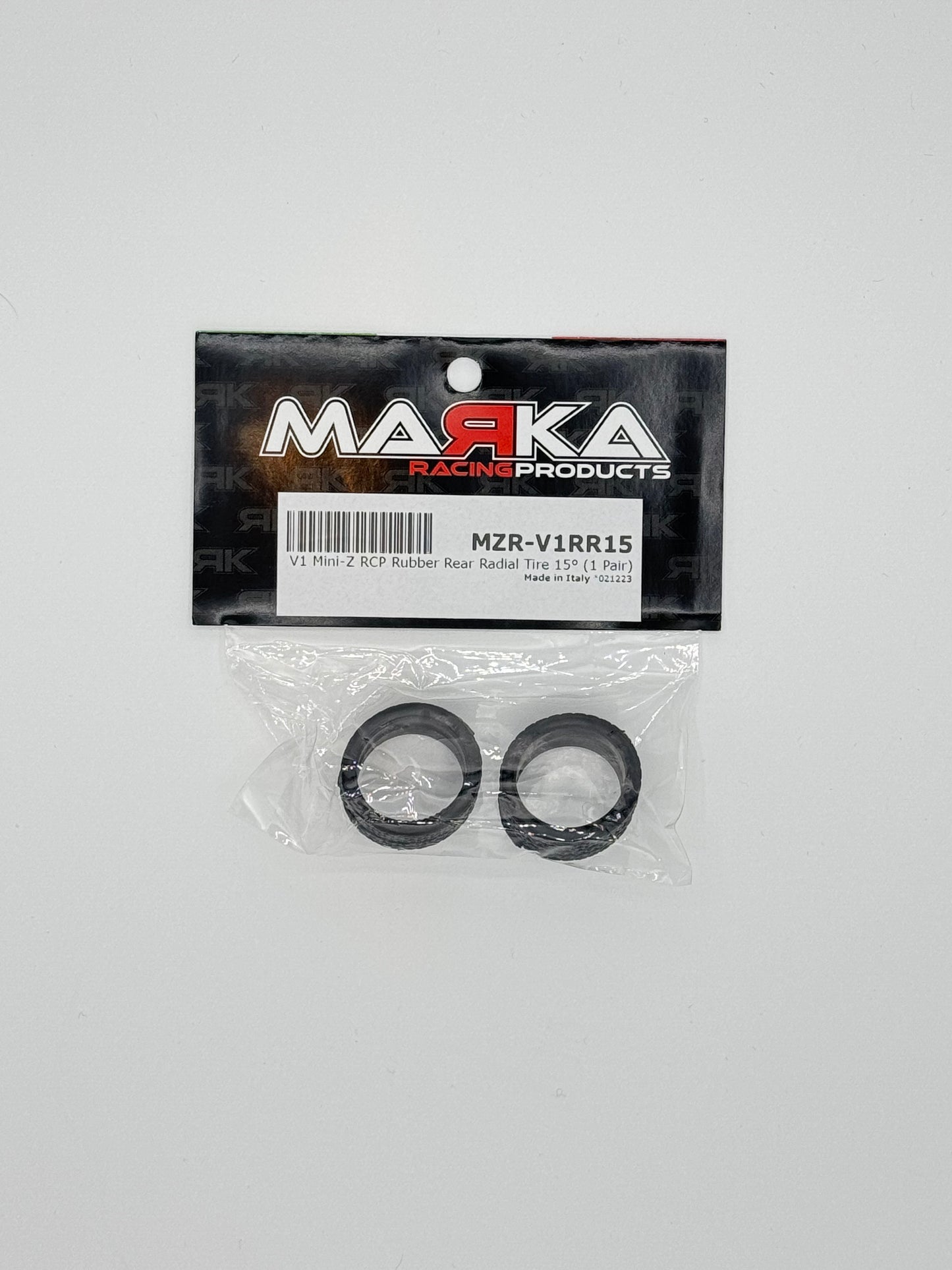 MZR-V1RR15 V1 Mini-Z RCP Rubber Rear Radial Tyre 15