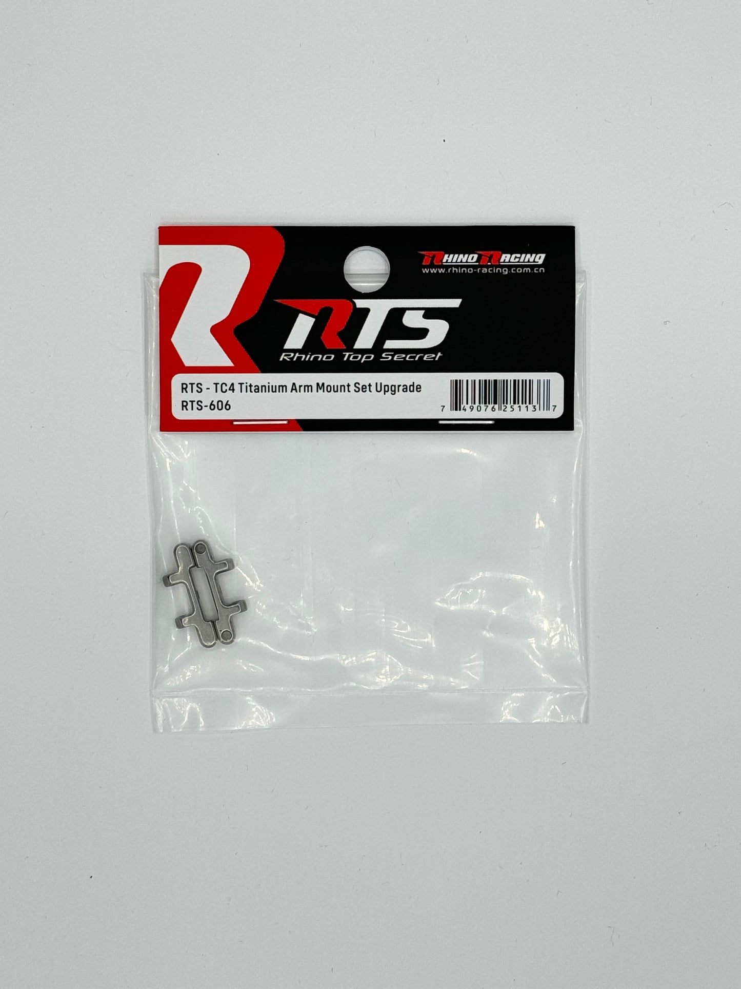 Rhino Racing RTS – TC4 Titanium Arm Mount Set Upgrade – RTS-606