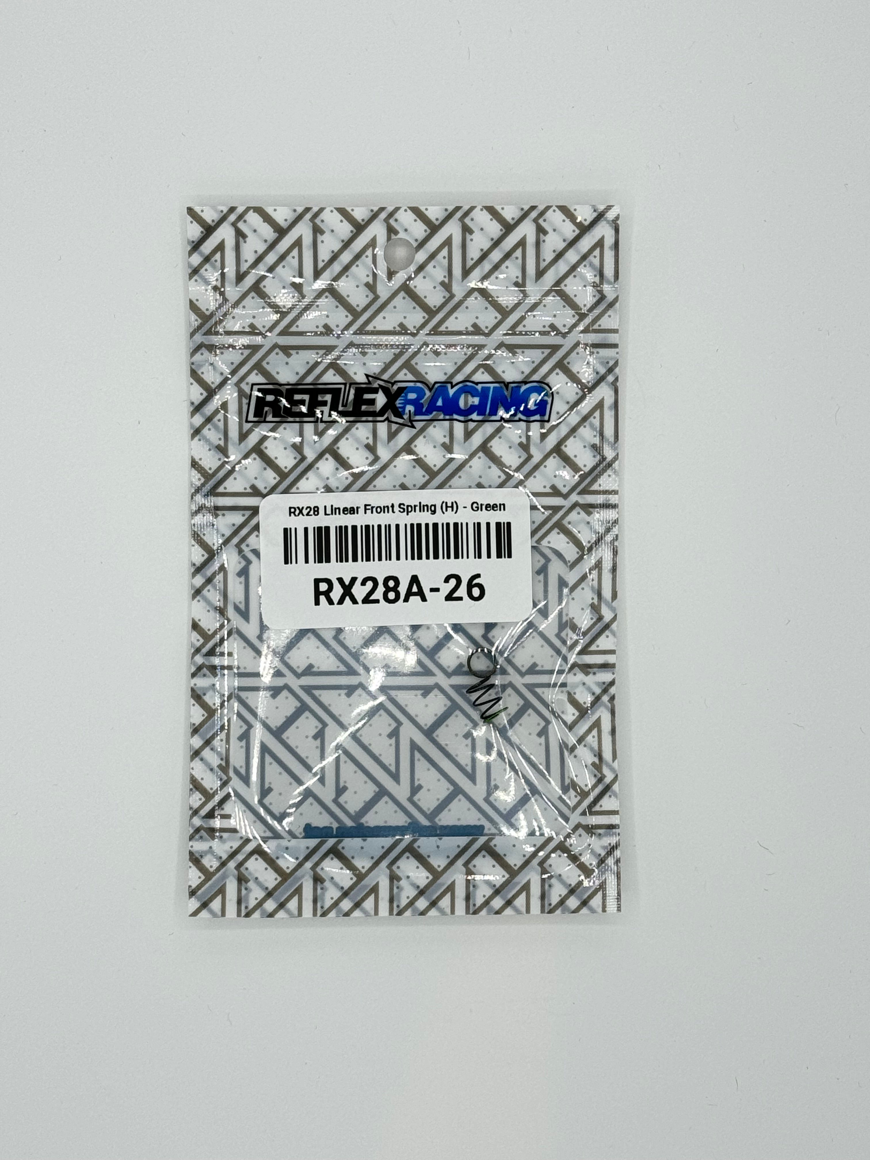 REFLEX RACING RX28 HARD FRONT LINEAR SPRINGS (GREEN) RX28A-26 – Bomb HQ