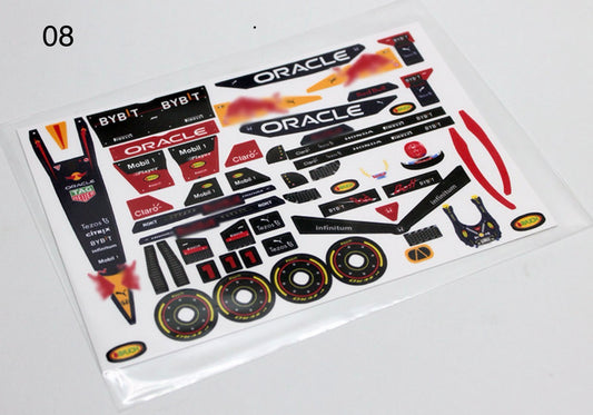 Raceway RC RCR008 FX28 Decal Set - Type RBR
