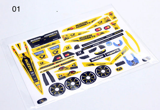 Raceway RC RCR001 FX28 Decal Set - Type J