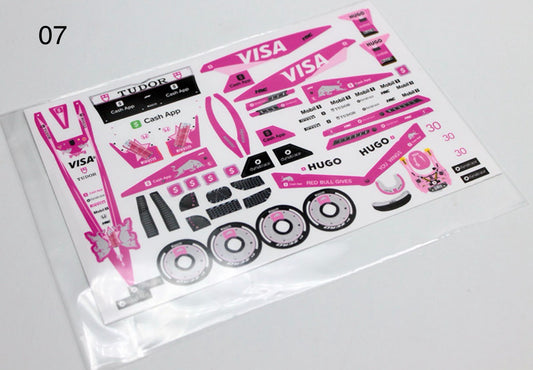 Raceway RC RCR007 FX28 Decal Set - Type PVC