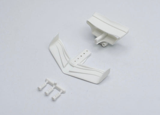 Reflex Racing FX28 Wing and Post Set - White FX28-012-WT