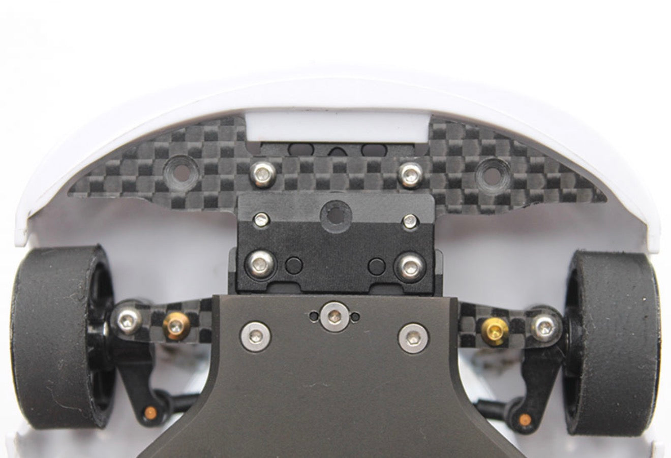 Reflex Racing MF-1 Carbon Fiber Bumper and Aluminum Clip Set RC566