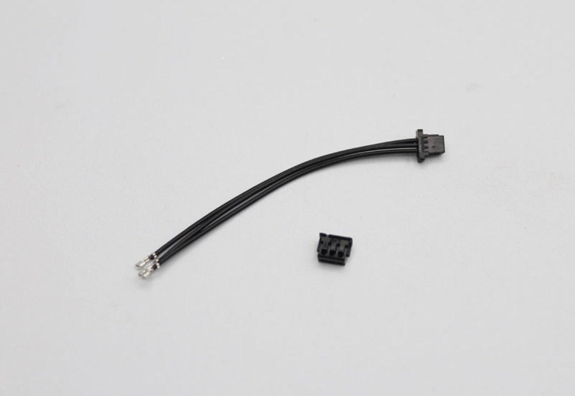 Reflex Racing 50mm ESC Connection Wire - Black Silicone Sheathing 5 pack RRE010-5