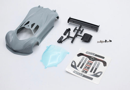 PRE- ORDER Reflex Racing MF-1 ABS Plastic Body Set (Light Gray) RAW-001-LG