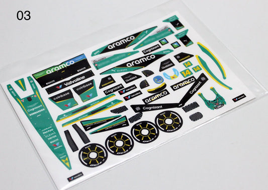 Raceway RC RCR003 FX28 Decal Set - Type AMR