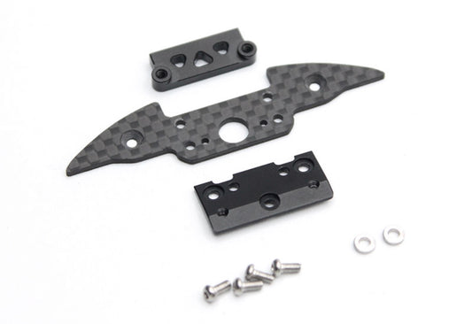 Reflex Racing MF-1 Carbon Fiber Bumper and Aluminum Clip Set RX566