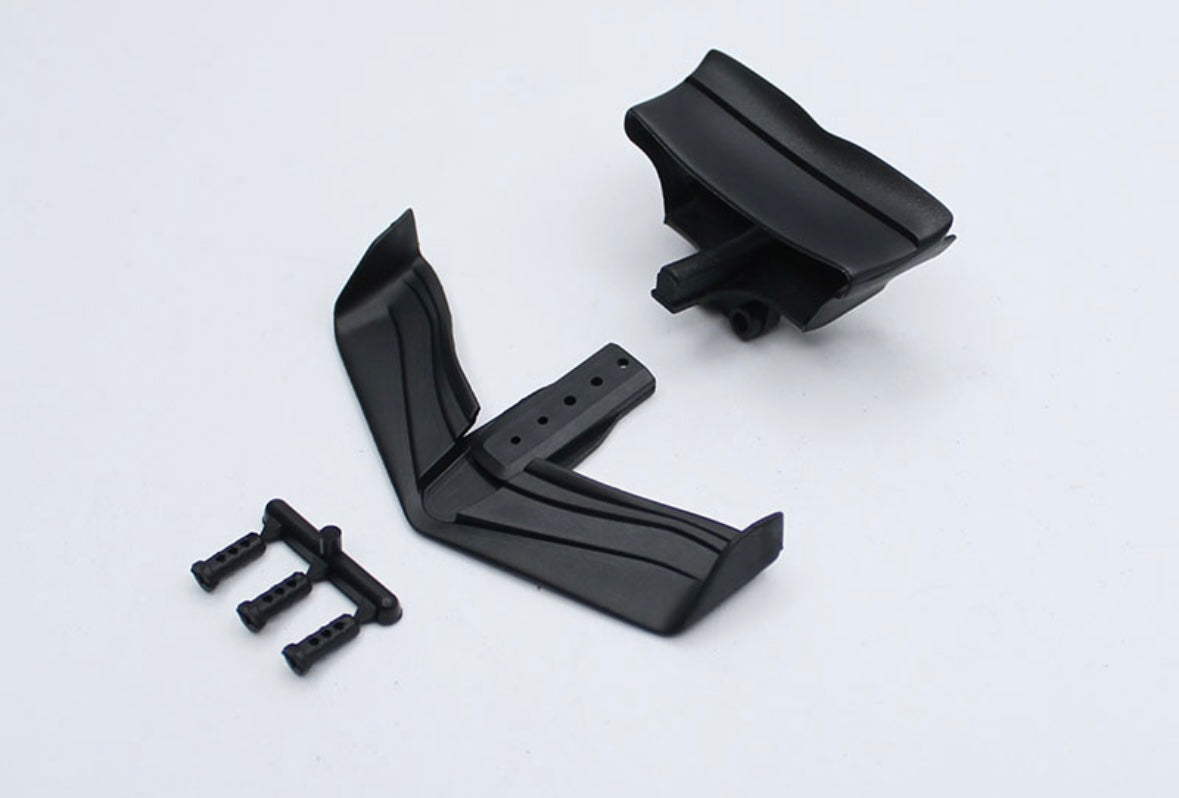 Reflex Racing FX28 Wing and Post Set - Black FX20-012-BK