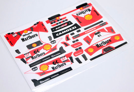 Raceway RC Jomurema GT-01 Decal Set - Theme 5 RCR016