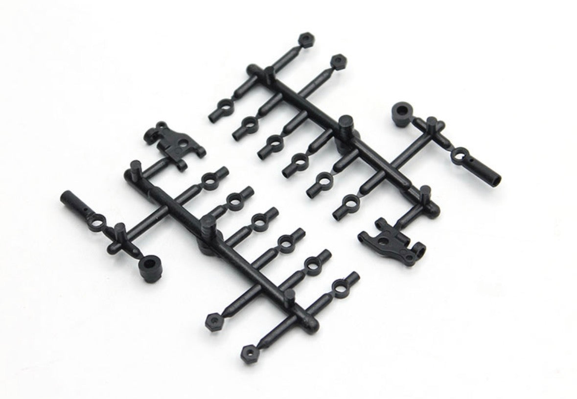 Reflex Racing RX28G2 Plastics Refresh Kit for DAA Cars (Black) RX28-057B