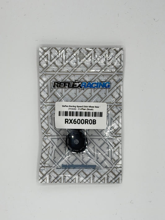 Reflex Racing Rear Wheels 11mm 0-Offset Black RX600R0B