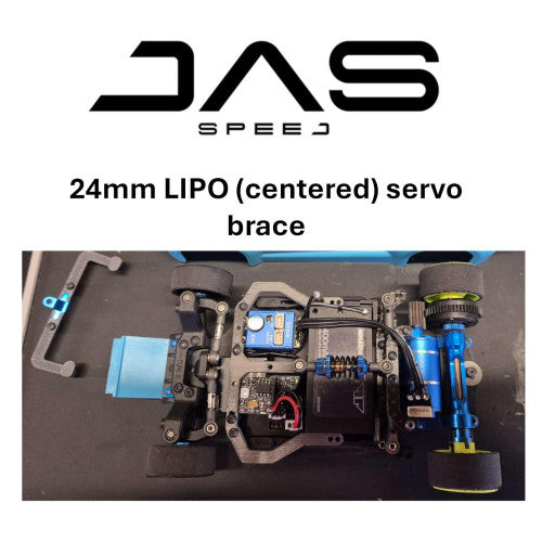 DAS Speed RC28 24mm lipo servo brace DAS-RC28-001-A