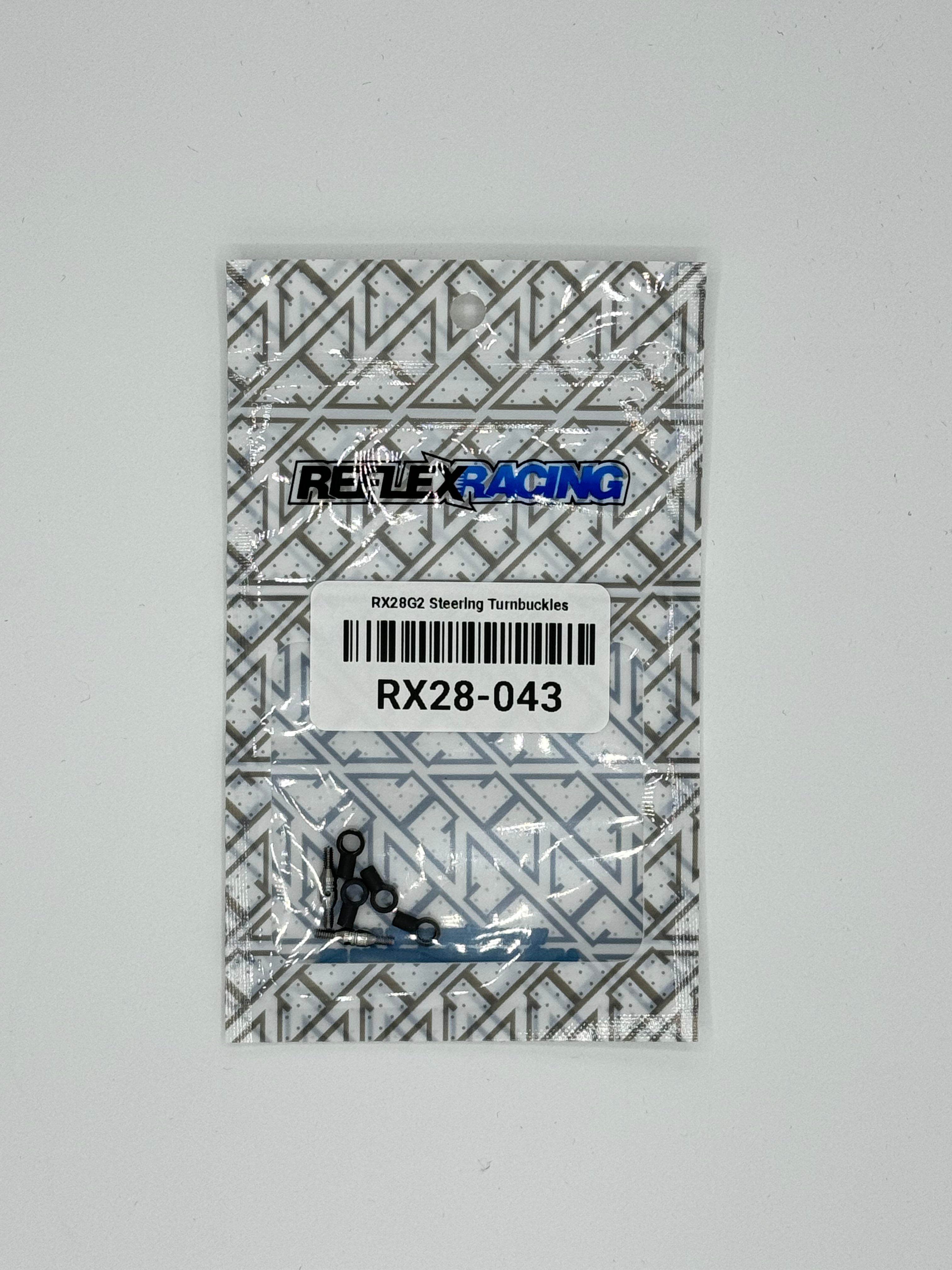 REFLEX RACING RX28G2 2mm Hardened Steel Steering Turnbuckles RX28-043 ...